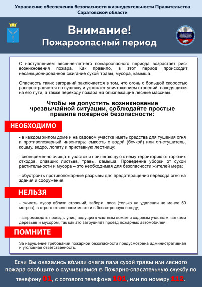 Внимание! Пожарноопасный период. Внимание! Пожарноопасный период.